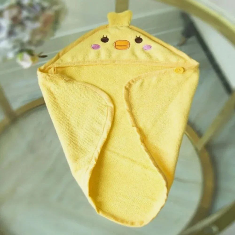 Pet Hooded Bathrobe Towel